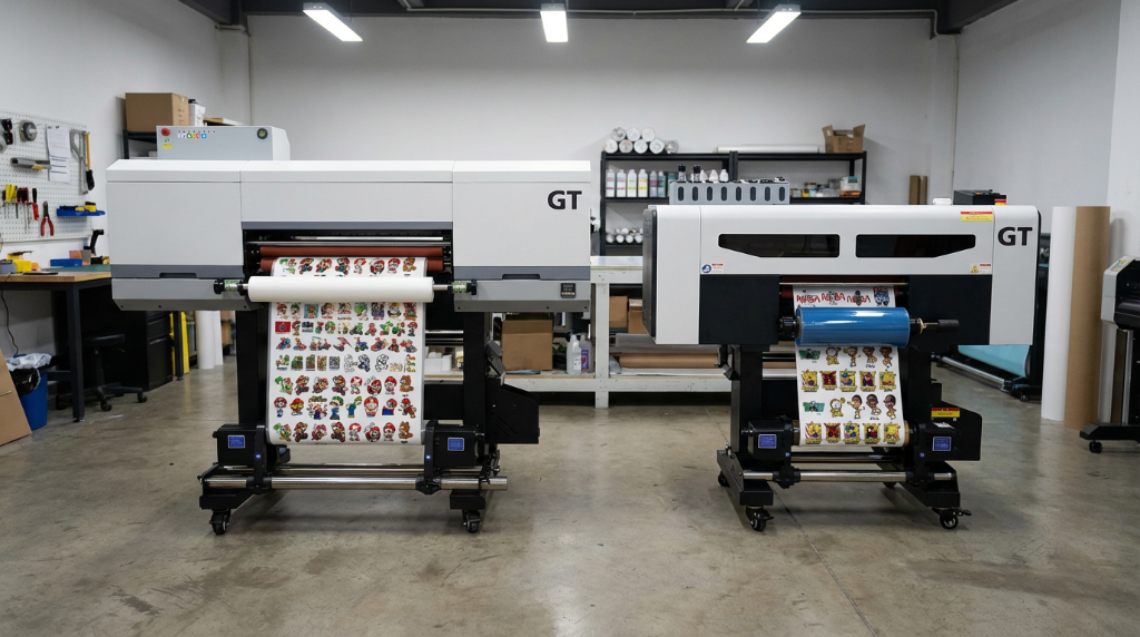 ماكينات UV DTF من ماركة GT - طباعة عالية الجودة على جميع الأسطح