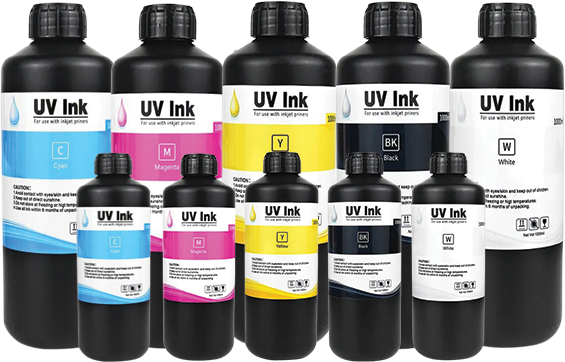 أحبار UV - CMYK + White